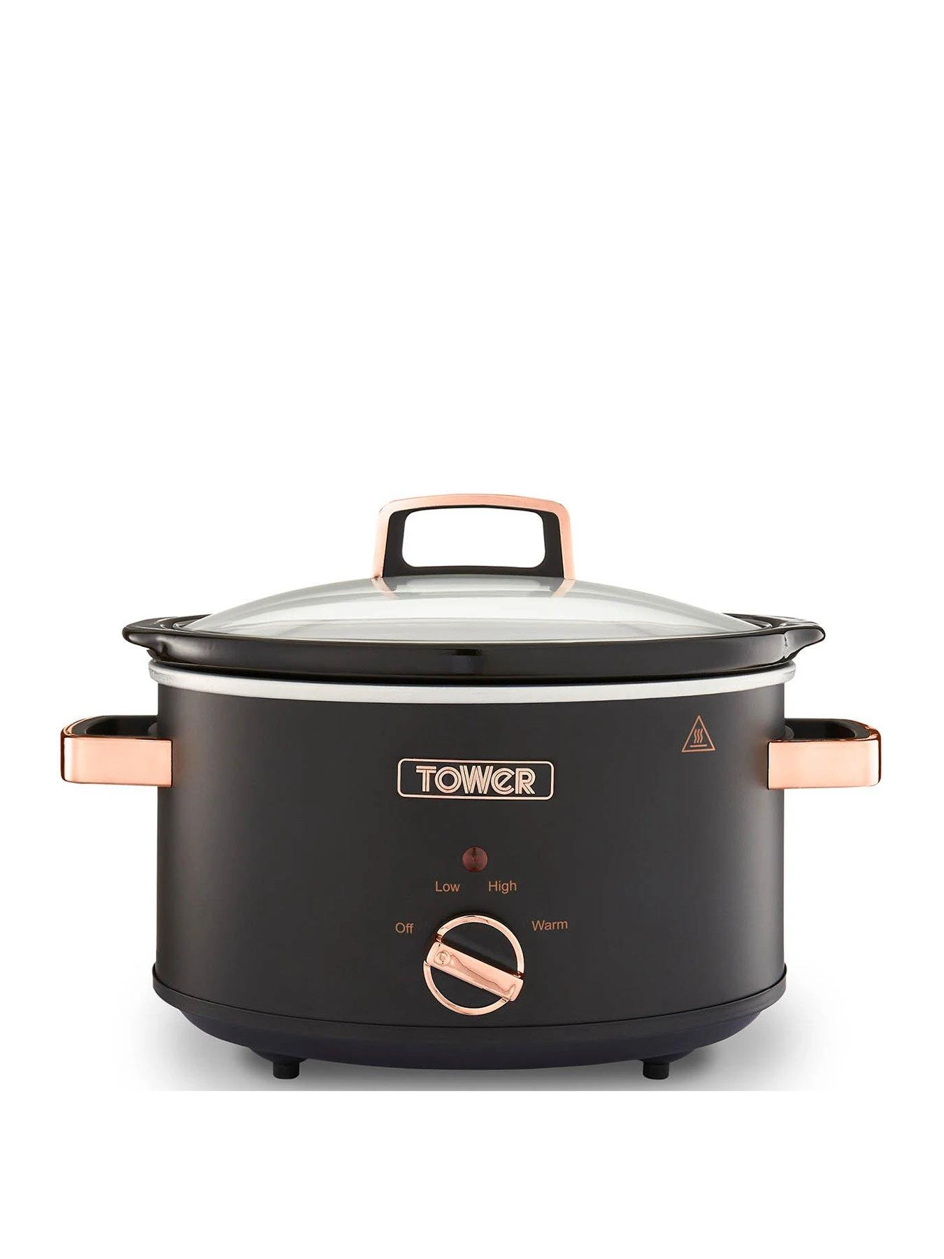 Tower Cavaletto Slow Cooker 3.5l - Black 3 Tower Cavaletto Slow Cooker 3.5l - Black