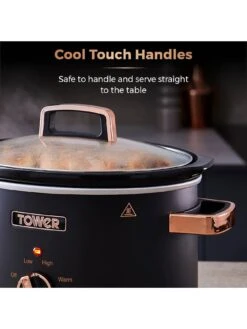 Tower Cavaletto Slow Cooker 3.5l - Black 13 Tower Cavaletto Slow Cooker 3.5l - Black -Appliance Pro T7EWX SQ6 0000000004 BLACK SLd4