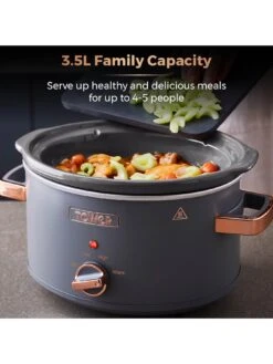 Tower Cavaletto Slow Cooker 3.5l - Grey -Appliance Pro T7EWY SQ3 0000000005 GREY SLd1
