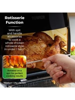 Tower Xpress Pro Combo Vortx 10-in-1 Digital Air Fryer Oven 11L Black T17076 -Appliance Pro T7F43 SQ6 0000000099 N A SLd1