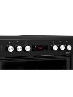 Beko KDC653K 60CM Double Oven Electric Cooker, Black -Appliance Pro T7XJH SQ5 0000000004 BLACK SLd3