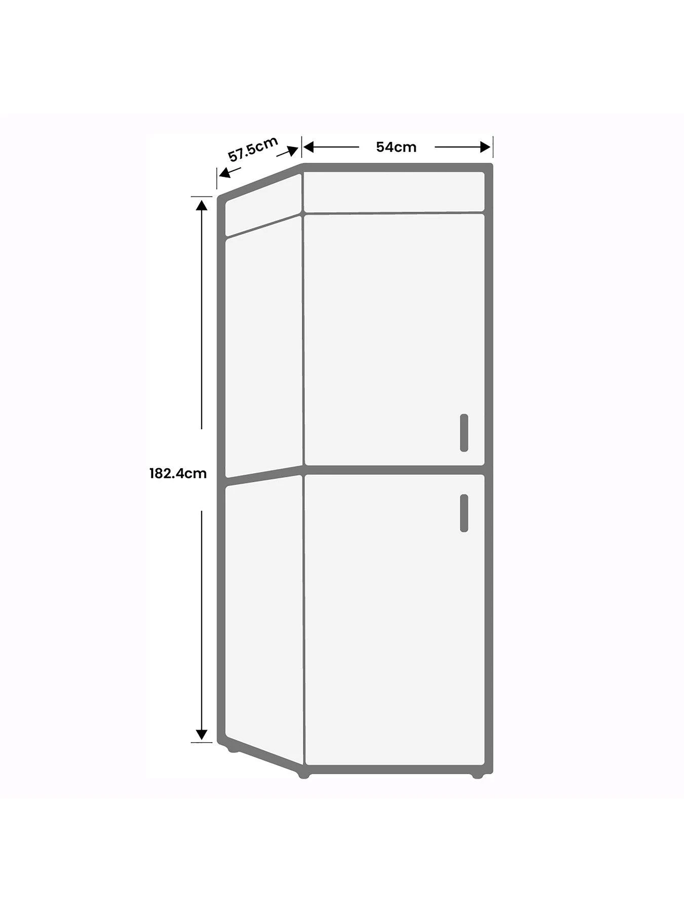 Beko CFG3582DS 55cm Wide Frost-Free Fridge Freezer - Silver 8 Beko CFG3582DS 55cm Wide Frost-Free Fridge Freezer - Silver - Image 6