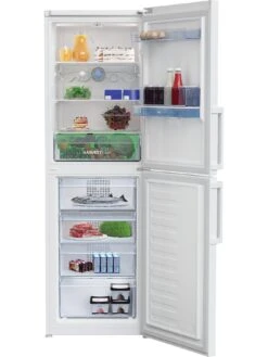 Beko CFP3691DVW HarvestFresh 60cm Wide Frost-Free Fridge Freezer With Water Dispenser - White -Appliance Pro T7XTW SQ3 0000000013 WHITE SLd1
