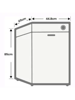 Beko DVS04020B 10-Place Freestanding Slimline Dishwasher, Black -Appliance Pro T7XV3 SQ7 0000000004 BLACK ICf