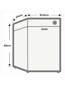 Beko DVN04320B 13-Place Full Size Freestanding Dishwasher - Black -Appliance Pro T7XVC SQ7 0000000004 BLACK ICf