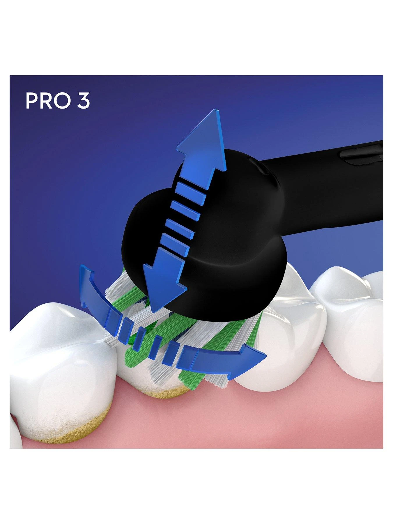 Oral B Oral-B Pro 3 - 3900 Cross Action - Black & Pink Electric Toothbrushes Designed By Braun 6 Oral B Oral-B Pro 3 - 3900 Cross Action - Black & Pink Electric Toothbrushes Designed By Braun - Image 4