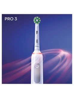 Oral B Oral-B Pro 3 - 3000 Cross Action - White Electric Toothbrush Designed By Braun -Appliance Pro T9AK4 SQ4 0000000088 NO COLOR SLd1