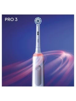 Oral B Oral-B Pro 3 - 3000 Sensitive Clean - White Electric Toothbrush Designed By Braun -Appliance Pro T9AK6 SQ3 0000000088 NO COLOR SLd