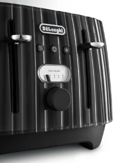 DeLonghi Ballerina 4 Slice Toaster - Black -Appliance Pro T9AKJ SQ5 0000000099 N A SLd3