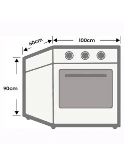 Beko KDVF100X Freestanding 100cm Double Oven Range Cooker, Stainless Steel -Appliance Pro TCRYQ SQ7 0000000166 STAINLESS STEEL ICf
