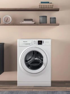 Hotpoint NSWM743UWUKN 7kg Load, 1400 Spin Washing Machine - White -Appliance Pro TCT6A SQ3 0000000013 WHITE SLd1