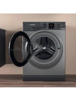 Hotpoint NSWM743UGGUKN 7kg Load, 1400 Spin Washing Machine - Graphite -Appliance Pro TCT6C SQ4 0000000527 GRAPHITE SLd2