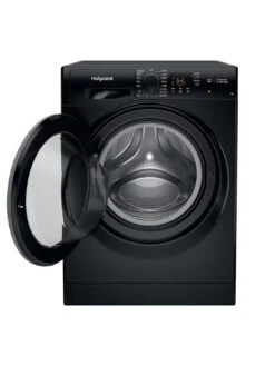 Hotpoint NSWM743UBSUKN 7kg Load, 1400 Spin Washing Machine - Black -Appliance Pro TCT6D SQ2 0000000004 BLACK SLd