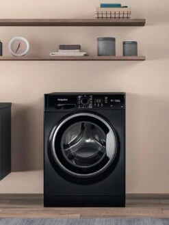 Hotpoint NSWM743UBSUKN 7kg Load, 1400 Spin Washing Machine - Black -Appliance Pro TCT6D SQ3 0000000004 BLACK SLd1
