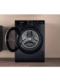 Hotpoint NSWM743UBSUKN 7kg Load, 1400 Spin Washing Machine - Black -Appliance Pro TCT6D SQ4 0000000004 BLACK SLd2