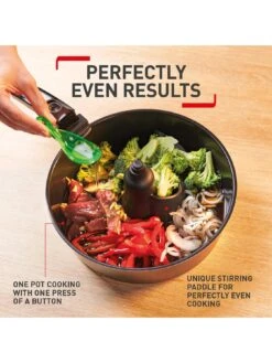 Tefal ActiFry Genius+ Air Fryer With 9 Auto Cooking Programs 1.2kg -Appliance Pro TCT6R SQ3 0000000099 N A SLd1