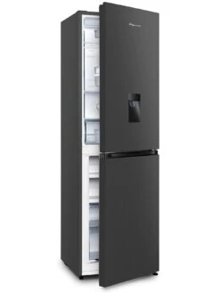 Fridgemaster MC55251MDB 60/40 Total No Frost Fridge Freezer - Black -Appliance Pro TD6XK SQ3 0000000004 BLACK SLd1