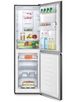 Fridgemaster MC55251MDB 60/40 Total No Frost Fridge Freezer - Black -Appliance Pro TD6XK SQ4 0000000004 BLACK SLd2