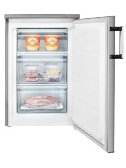 Hisense FV105D4BC21 55cm Wide Under-Counter Freezer - Stainless Steel Look -Appliance Pro TH7T6 SQ3 0000000166 STAINLESS STEEL SLd1