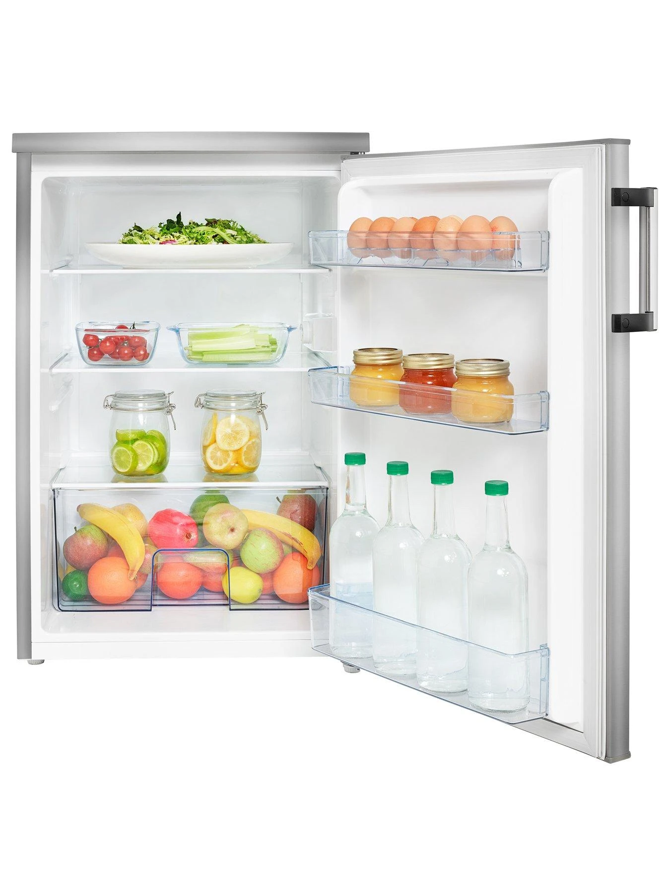 Hisense RL170D4BC2E 55cm Wide Under Counter Fridge Larder - Stainless Steel Look 5 Hisense RL170D4BC2E 55cm Wide Under Counter Fridge Larder - Stainless Steel Look - Image 3