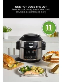 NINJA Foodi 11-in-1 SmartLid Multi-Cooker 6L OL550UK 11 NINJA Foodi 11-in-1 SmartLid Multi-Cooker 6L OL550UK -Appliance Pro TKHHE SQ3 0000000088 NO COLOR SLd1