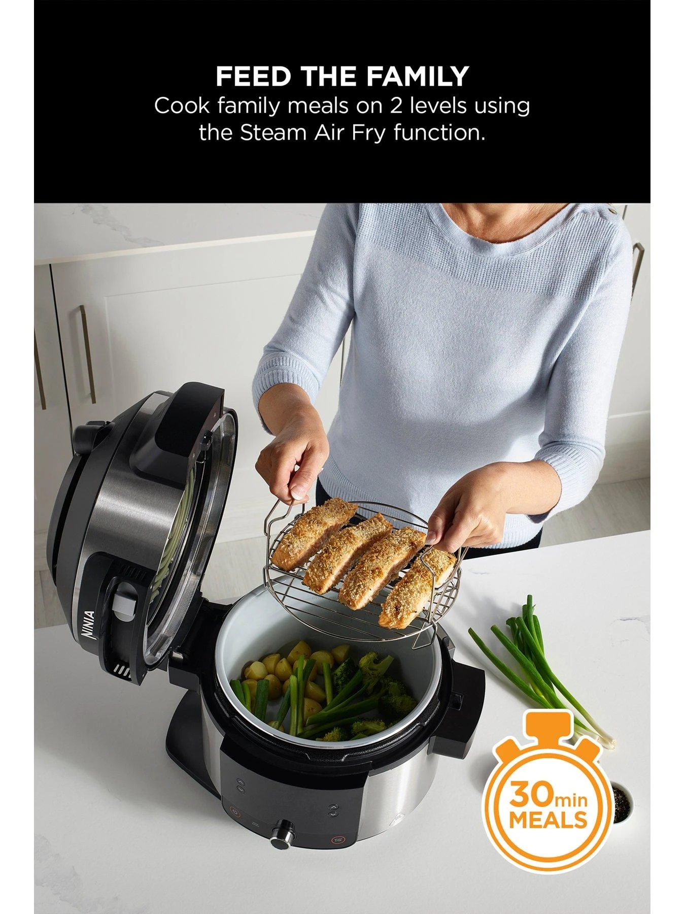 NINJA Foodi 11-in-1 SmartLid Multi-Cooker 6L OL550UK 6 NINJA Foodi 11-in-1 SmartLid Multi-Cooker 6L OL550UK - Image 4