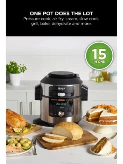 NINJA Foodi MAX 15-in-1 SmartLid Multi-Cooker With Smart Cook System 7.5L OL750UK 11 NINJA Foodi MAX 15-in-1 SmartLid Multi-Cooker With Smart Cook System 7.5L OL750UK -Appliance Pro TKHHG SQ3 0000000088 NO COLOR SLd1