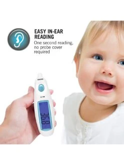 Homedics Jumbo Display Ear Thermometer -Appliance Pro TL69L SQ3 0000000099 N A SLd