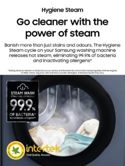 Samsung Series 5 WD90TA046BX/EU With Ecobubble™ 9kg Wash, 6kg Dry, 1400 Rpm Spin Washer Dryer, E Rated - Graphite -Appliance Pro TLGDX SQ5 0000000527 GRAPHITE SLd3