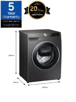 Samsung Series 7 WW10T684DLN/S1 Addwash™ And Auto Dose Washing Machine - 10.5kg Load 1400rpm Spin A Rated – Graphite 16 Samsung Series 7 WW10T684DLN/S1 Addwash™ And Auto Dose Washing Machine - 10.5kg Load 1400rpm Spin A Rated – Graphite -Appliance Pro TLGDY SQ7 0000000527 GRAPHITE ICf