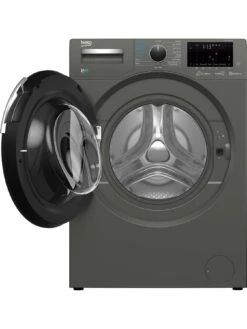 Beko WDEY854P44QG 8kg Wash 5kg Dry 1400 Spin RecycledTub™ Washer Dryer - Graphite -Appliance Pro TPKPX SQ3 0000000527 GRAPHITE SLd1
