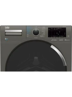 Beko WDEY854P44QG 8kg Wash 5kg Dry 1400 Spin RecycledTub™ Washer Dryer - Graphite -Appliance Pro TPKPX SQ4 0000000527 GRAPHITE SLd2