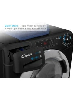 Candy Smart Pro 9kg Wash, 6kg Dry, 1400 Spin Washer Dryer - Black 13 Candy Smart Pro 9kg Wash, 6kg Dry, 1400 Spin Washer Dryer - Black -Appliance Pro TQFUP SQ5 0000000004 BLACK SLd3