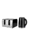 Swan Kettle & Toaster 4-Slice Twin Pack - Black 2 Swan Kettle & Toaster 4-Slice Twin Pack - Black -Appliance Pro TQFUT SQ1 0000000004 BLACK SLf
