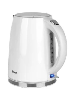 Swan Kettle & Toaster 4-Slice Twin Pack - White -Appliance Pro TQFUU SQ4 0000000013 WHITE SLd2