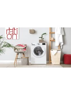 Hoover H-WASH 300 H3W-4102DE 10kg Load, 1400 Spin Washing Machine - White 11 Hoover H-WASH 300 H3W-4102DE 10kg Load, 1400 Spin Washing Machine - White -Appliance Pro TQFV4 SQ6 0000000013 WHITE SLd4