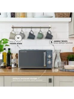Russell Hobbs Russel Hobbs RHM1731G Grey Inspire Manual Microwave -Appliance Pro TQLVJ SQ7 0000000005 GREY ICf