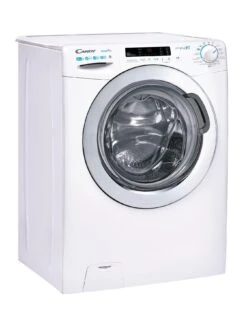 Candy Smart Pro CSOW 41063DWCE 10kg + 6kg Washer Dryer, 1400 Rpm, Wifi Connected - White With Chrome Door -Appliance Pro TTE9C SQ2 0000000013 WHITE SLd