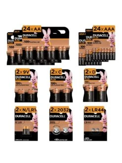 Duracell Mega Family 60 Batteries Pack