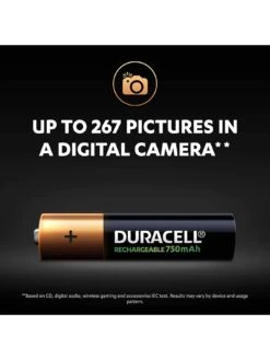 Duracell AAA Rechargeable750mAh 4 Pack Batteries -Appliance Pro TUQY7 SQ5 0000000099 N A SLd1