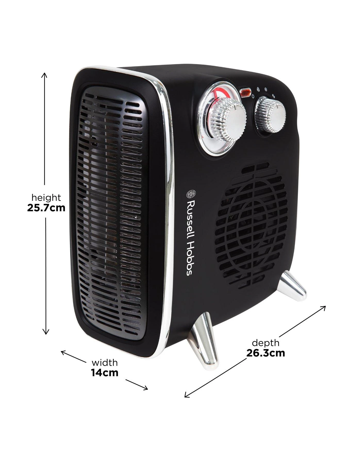 Russell Hobbs Vertical & Horizontal Retro Heater 4 Russell Hobbs Vertical & Horizontal Retro Heater - Image 2