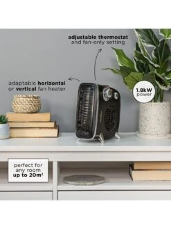 Russell Hobbs Vertical & Horizontal Retro Heater 12 Russell Hobbs Vertical & Horizontal Retro Heater -Appliance Pro TYXLX SQ4 0000000004 BLACK SLd2
