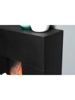Adam Fires & Fireplaces Adam Cubist Electric Fireplace Suite - Black -Appliance Pro U3D6U SQ4 0000000004 BLACK SLd2