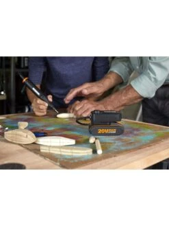 Worx WX988 20V Maker X Combo Kit : Rotary Tool + Wood/Metal Crafting Tool -Appliance Pro U3GF7 SQ5 0000000004 BLACK SLd3