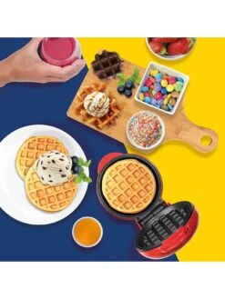 Giles & Posner Mini Waffle Maker -Appliance Pro U3RND SQ3 0000000088 NO COLOR SLd1