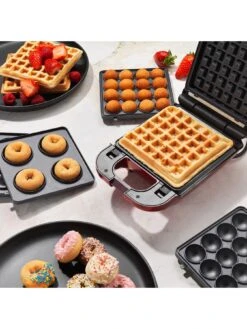 Giles & Posner 3-in-1 Mini Treat Maker (Doughnuts, Cake Pops And Waffles) -Appliance Pro U3RNE SQ3 0000000088 NO COLOR SLd1