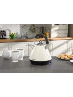 Daewoo Kensington Bundle- Cream (Kettle, 4 Slice Toaster, Microwave) -Appliance Pro U4TTV SQ3 0000000067 CREAM SLd1