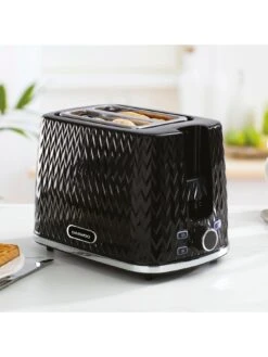 Daewoo Argyle 2 Slice Toaster- Black -Appliance Pro U4TVE SQ3 0000000004 BLACK SLd1