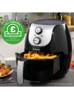 Daewoo 4L Air Fryer -Appliance Pro U4TVL SQ5 0000000004 BLACK SLd3