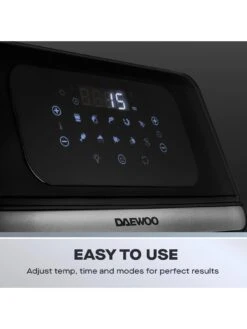 Daewoo 12L Digital Rotisserie Air Fryer Oven -Appliance Pro U4TVM SQ4 0000000004 BLACK SLd2